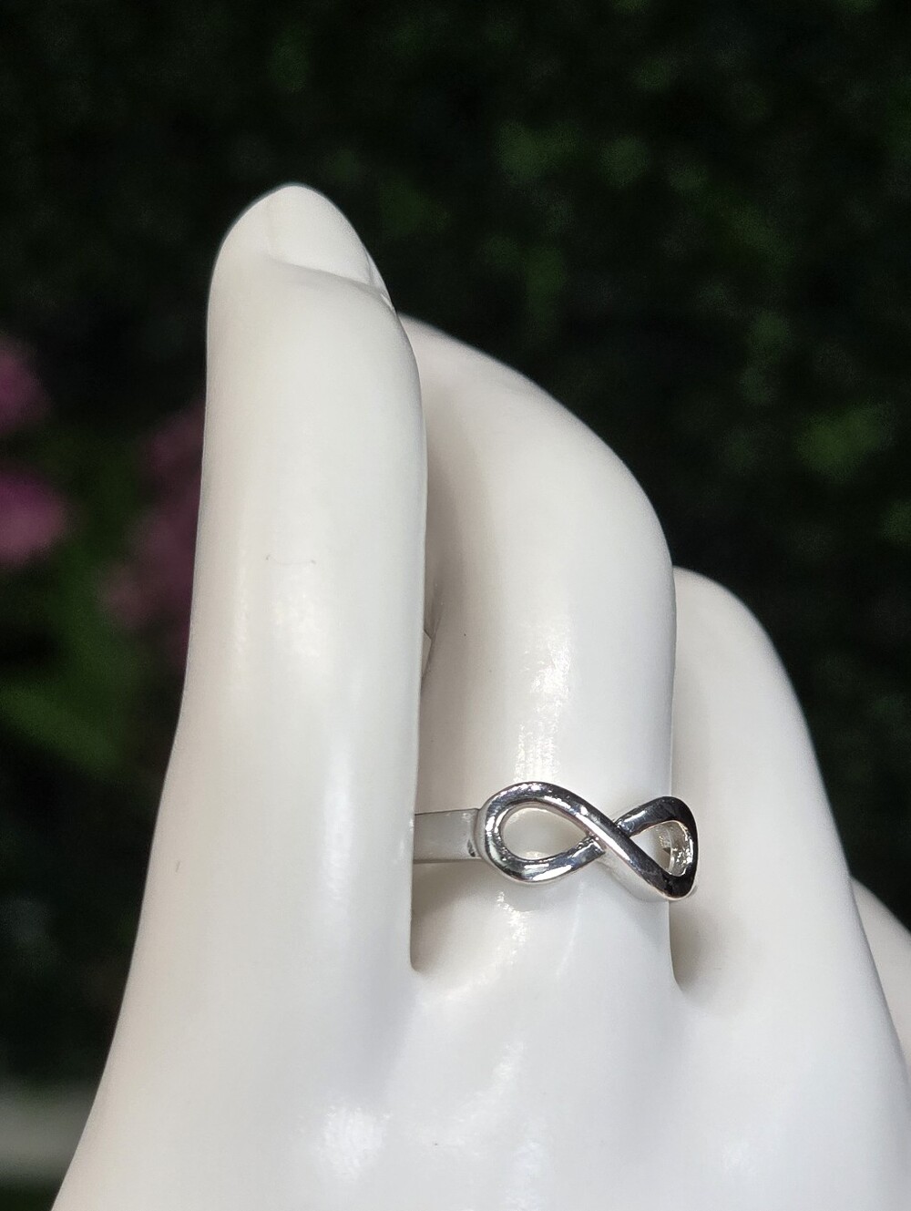 Infinity Silver Ring - Women Jewelry - Picture 7 of 11
